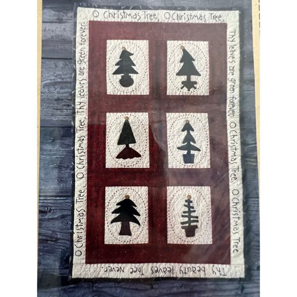 O christmas tree mini quilt wall hanging pattern - Picture 2 of 8